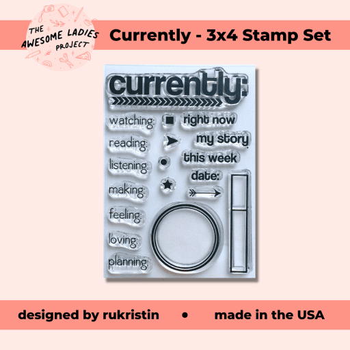Currently List - 3x4 Stamp Set