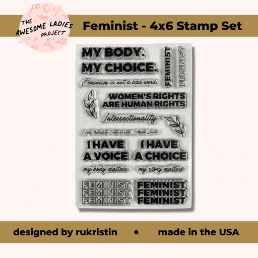 Feminist - 4x6 Stamp Set