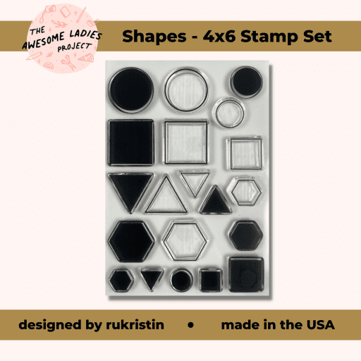 Shapes - 4x6 Stamp Set