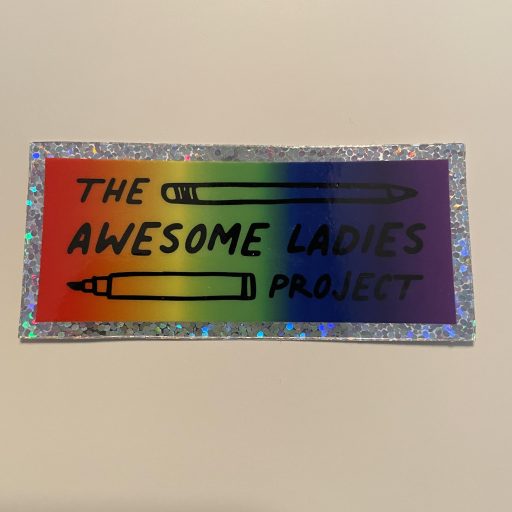 ALP Rainbow Glitter Sticker