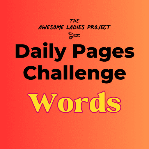 Daily Pages Challenge - Words